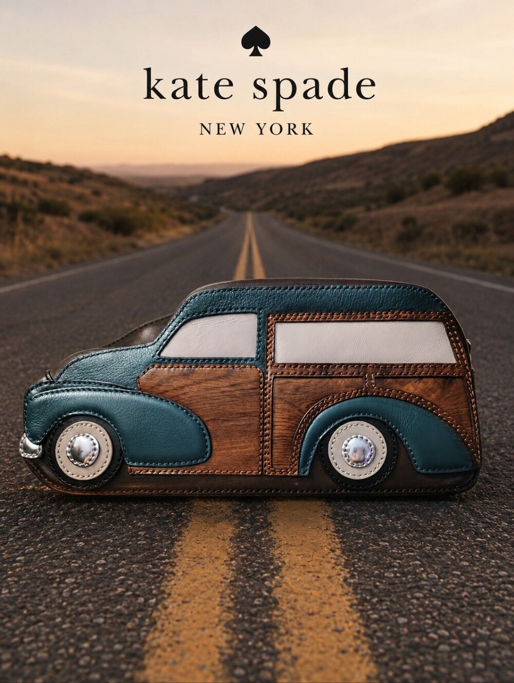 Kate Spade Storybook Wagon Clutch Bag